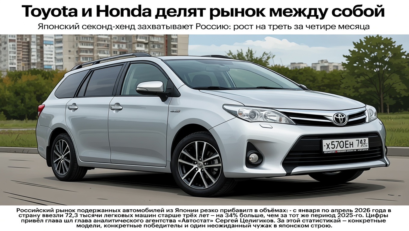 Toyota и Honda делят рынок между собой