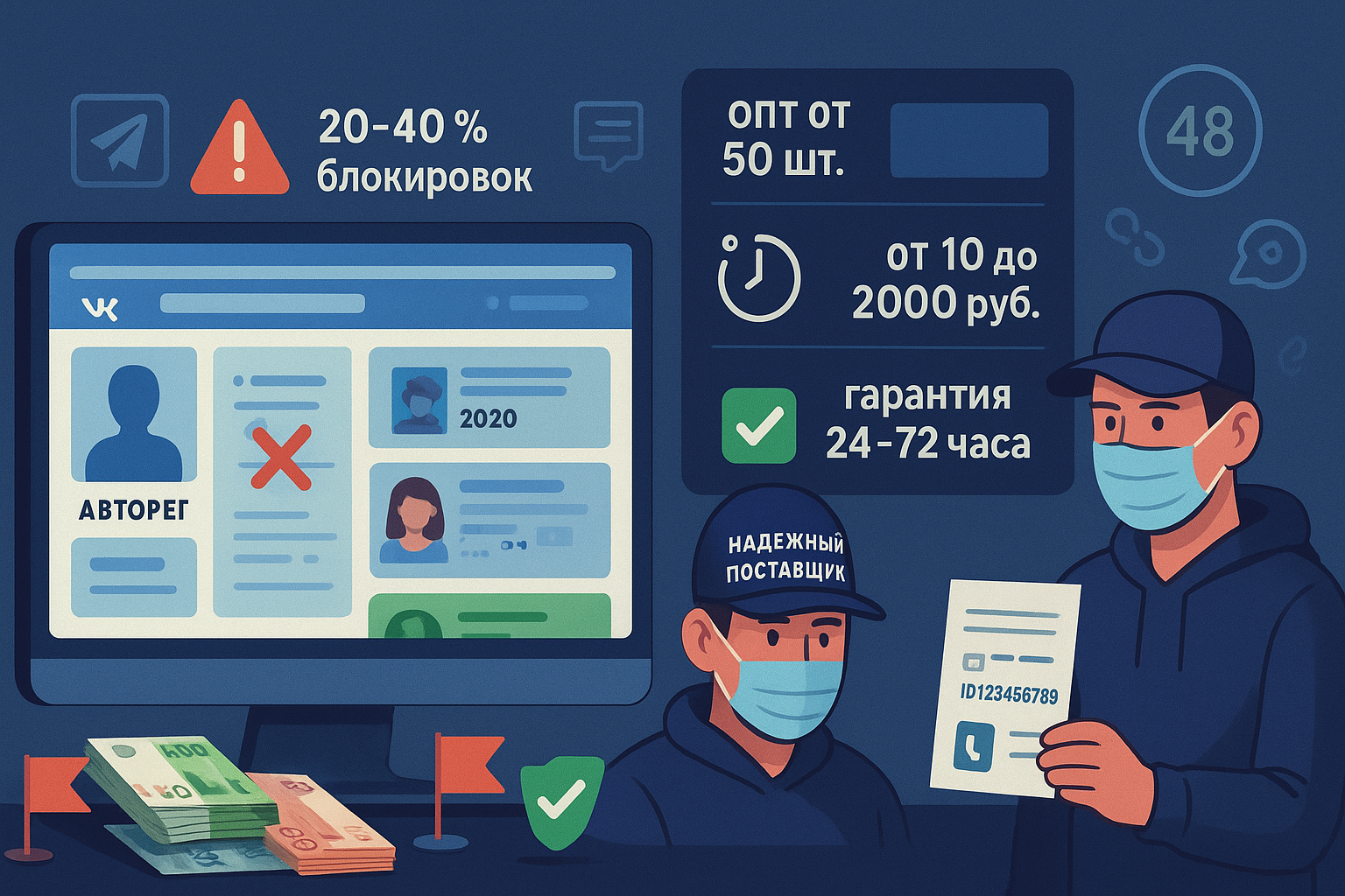 Как выбрать и купить аккаунт ВКонтакте с гарантией: сравнение цен и рисков при оптовой и розничной покупке